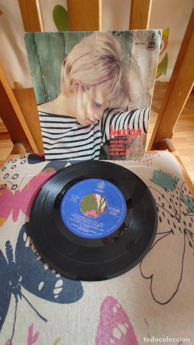 Discos de vinilo: KARINA-EP ME LO DIJO PEREZ +3