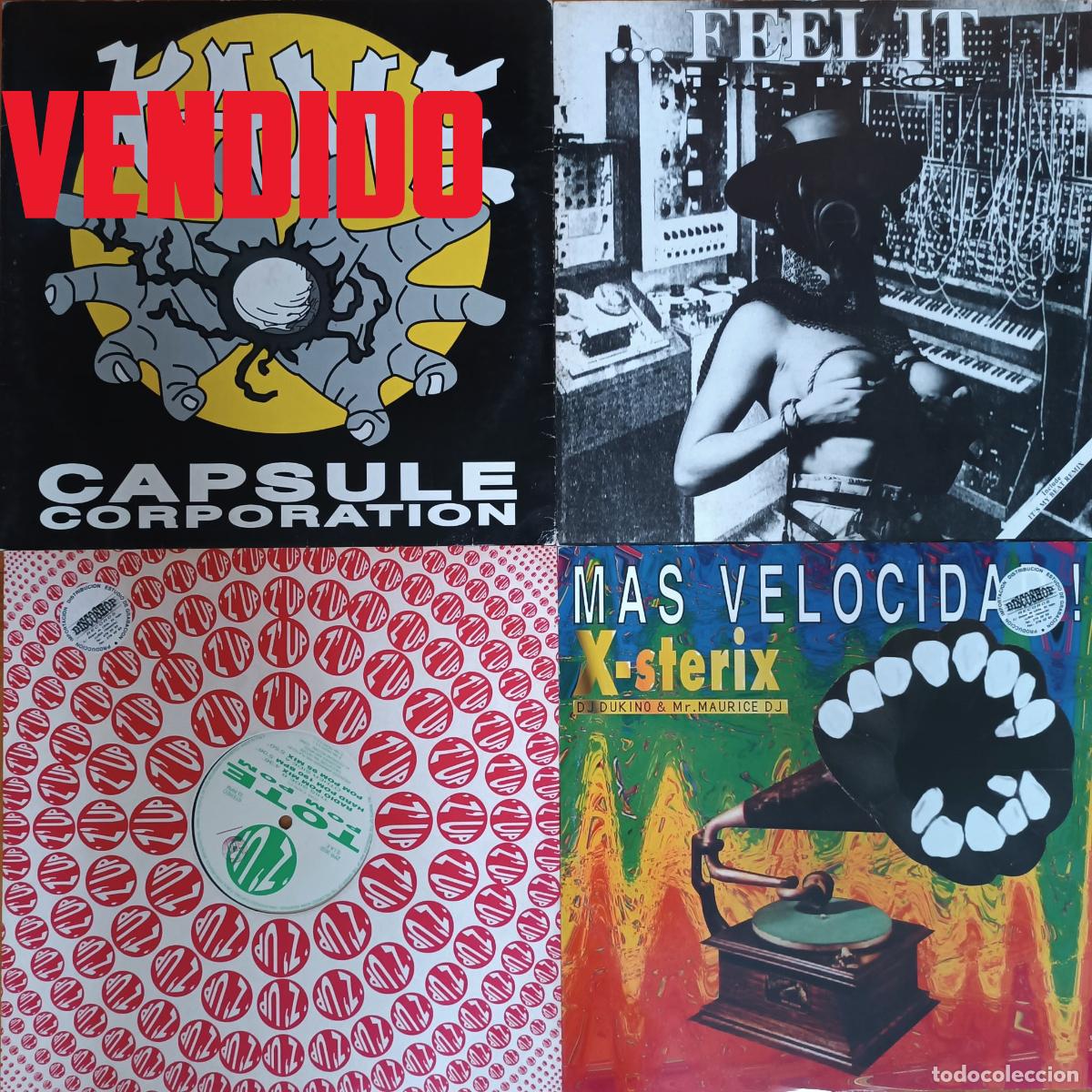 Dischi in vinile: Lote 3 Vinilos Maxi 12&rdquo; de los 90's (DJDROP, TOTE, X-STERIX)