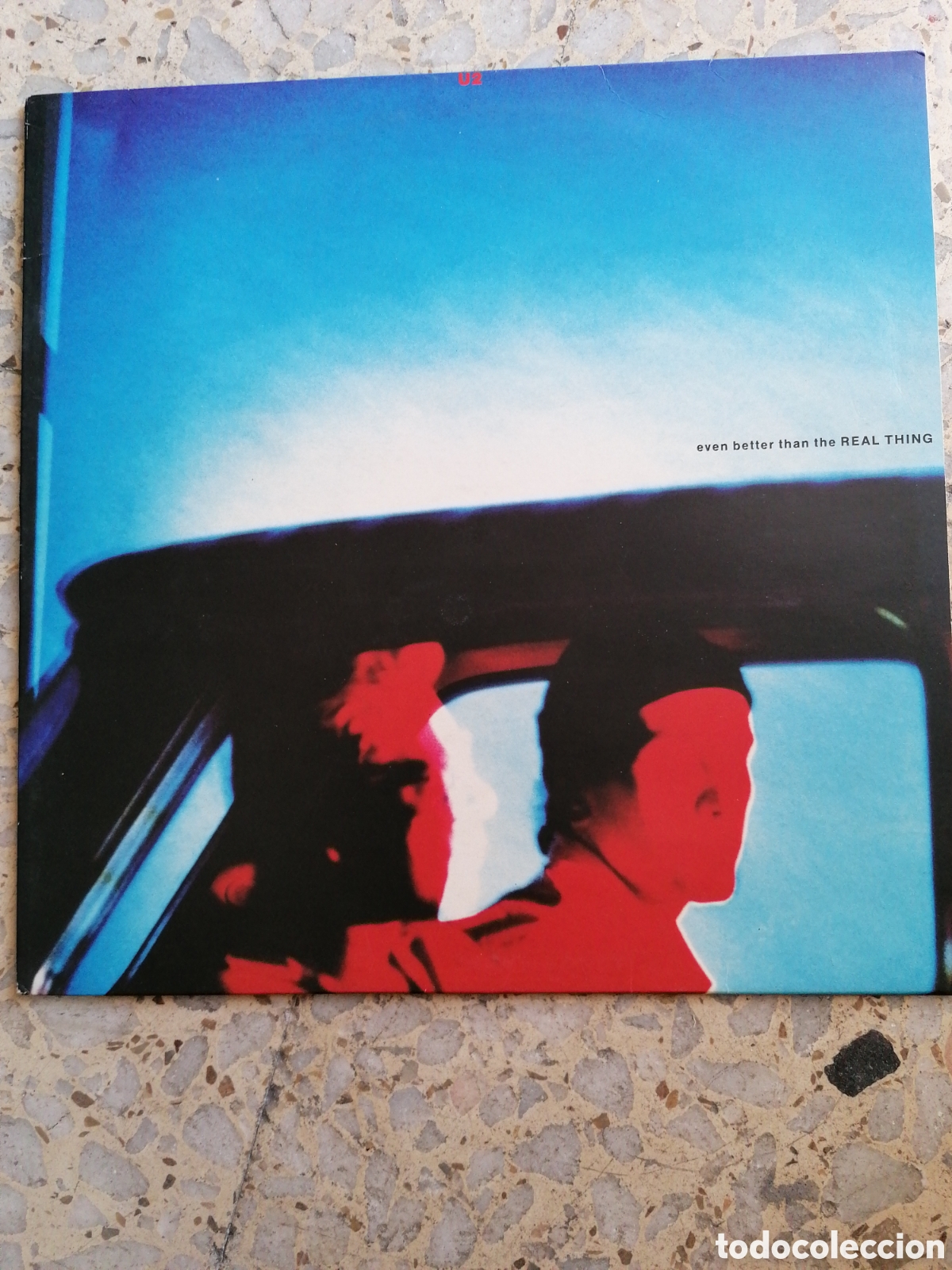 Discos de vinilo: LP U2 EVEN BETTER THAN THE REAL THING SALOME WHERE DID IT ALL GO WRONG LADY WITH SPINNING 1992 EX