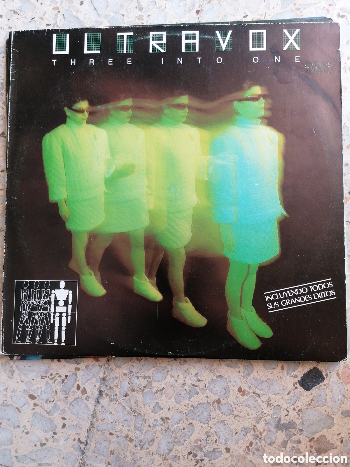 Discos de vinilo: LP ULTRAVOX THREE INTO ONE 1981 ESPA&Ntilde;A EX - Foto 1