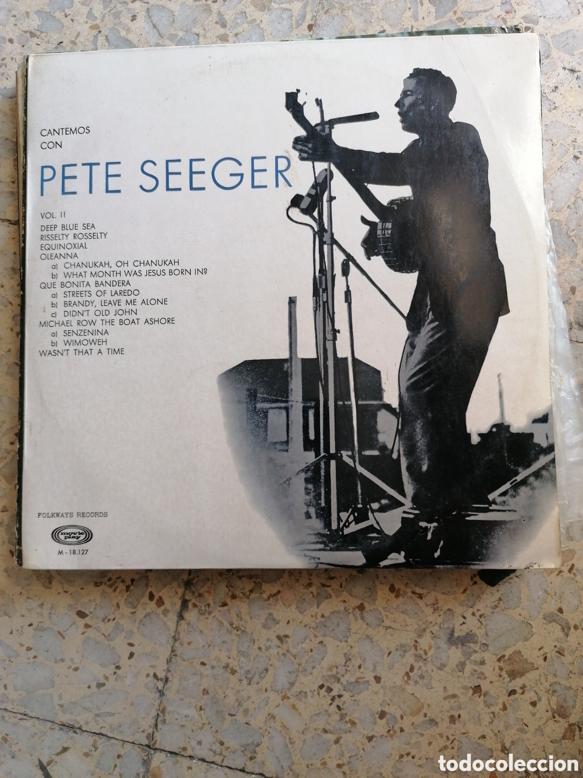 Discos de vinil: LP PETE SEEGER CANTEMOS CON VOL II ESPA&Ntilde;A 1969 LIBRETO