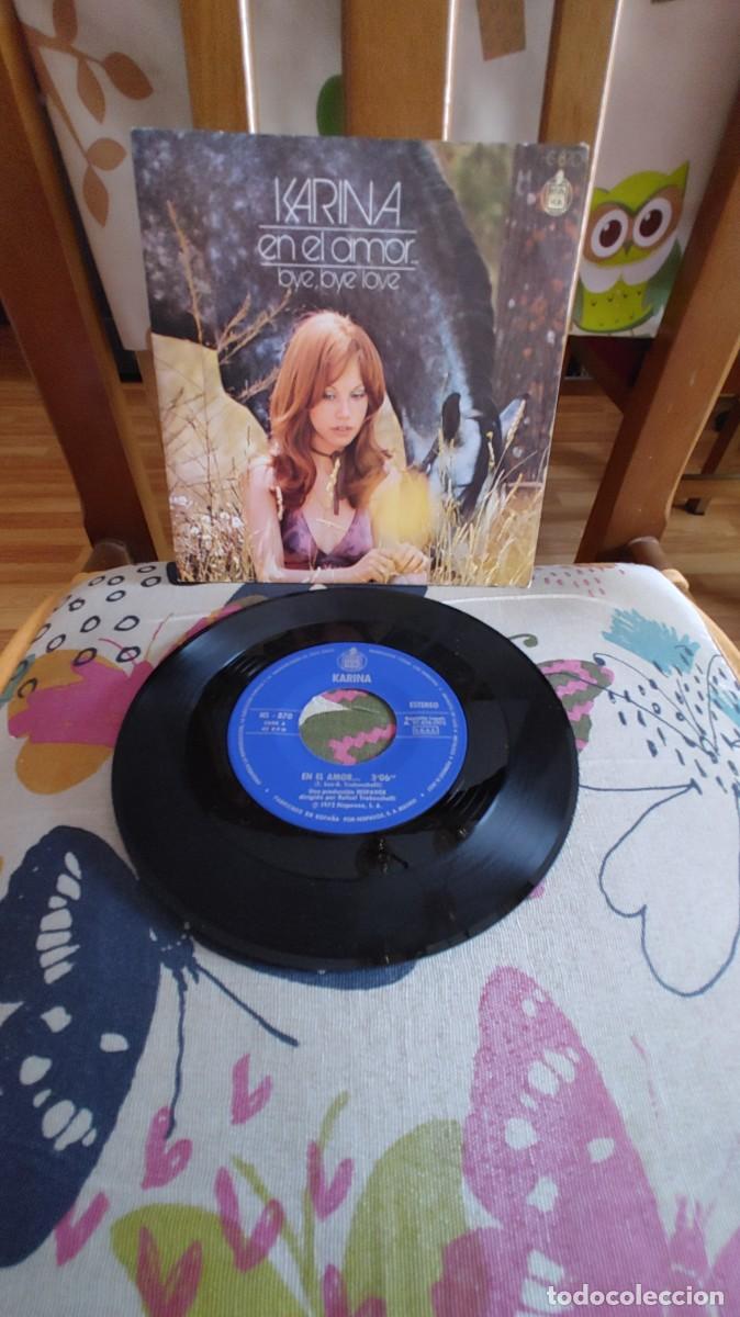 Discos de vinilo: KARINA-SINGLE EN EL AMOR-NUEVO