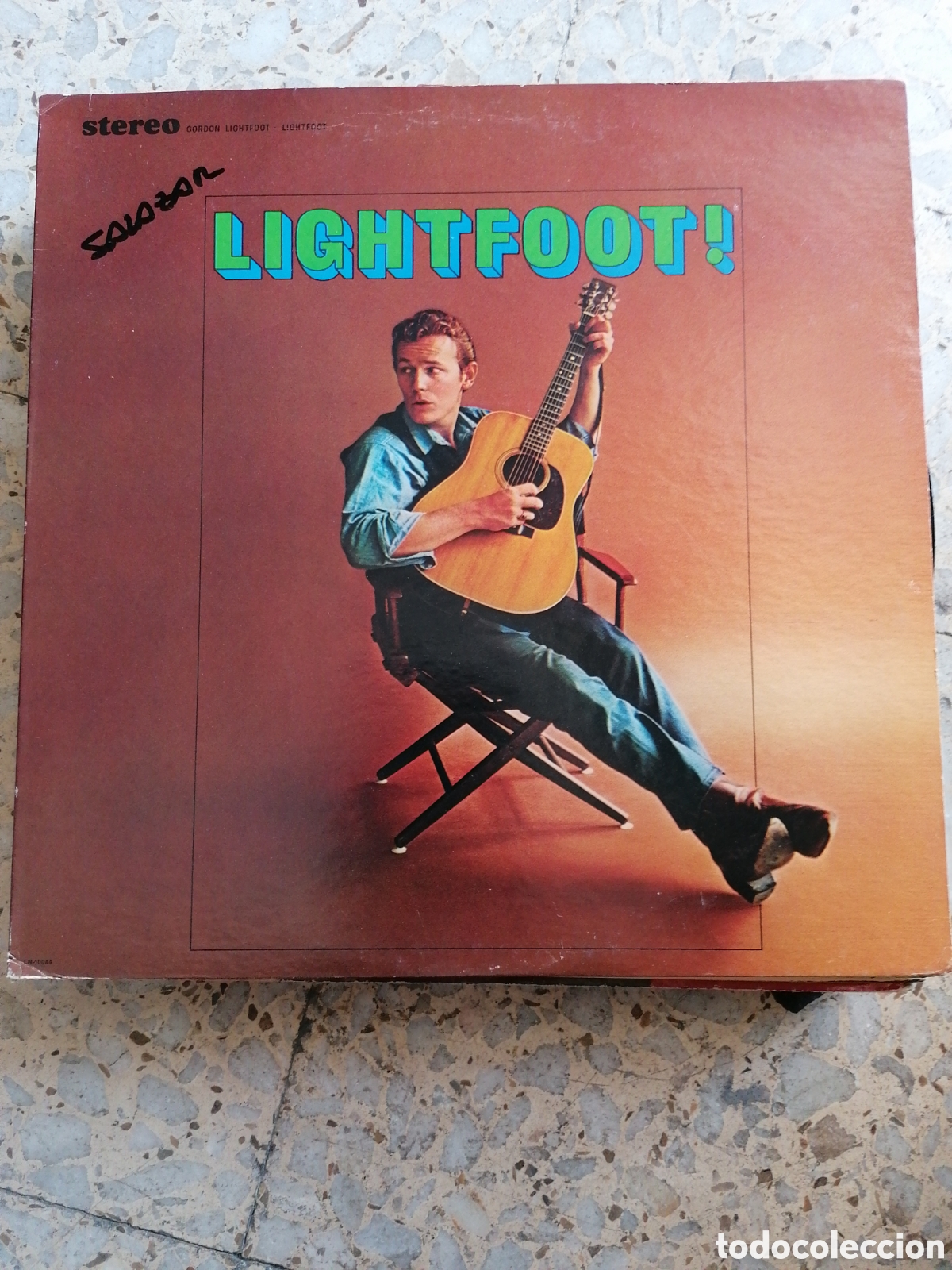Discos de vinil: LP GORDON LIGHTFOOT LIGHTFOOT HIGH MAN&acute;S SPIRITUAL 1980 USA