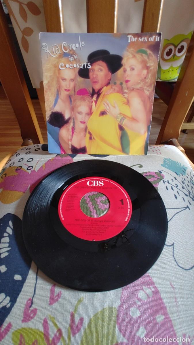 Discos de vinilo: KID CREOLE AND THE COCONUTS-SINGLE THE SEX OF IT