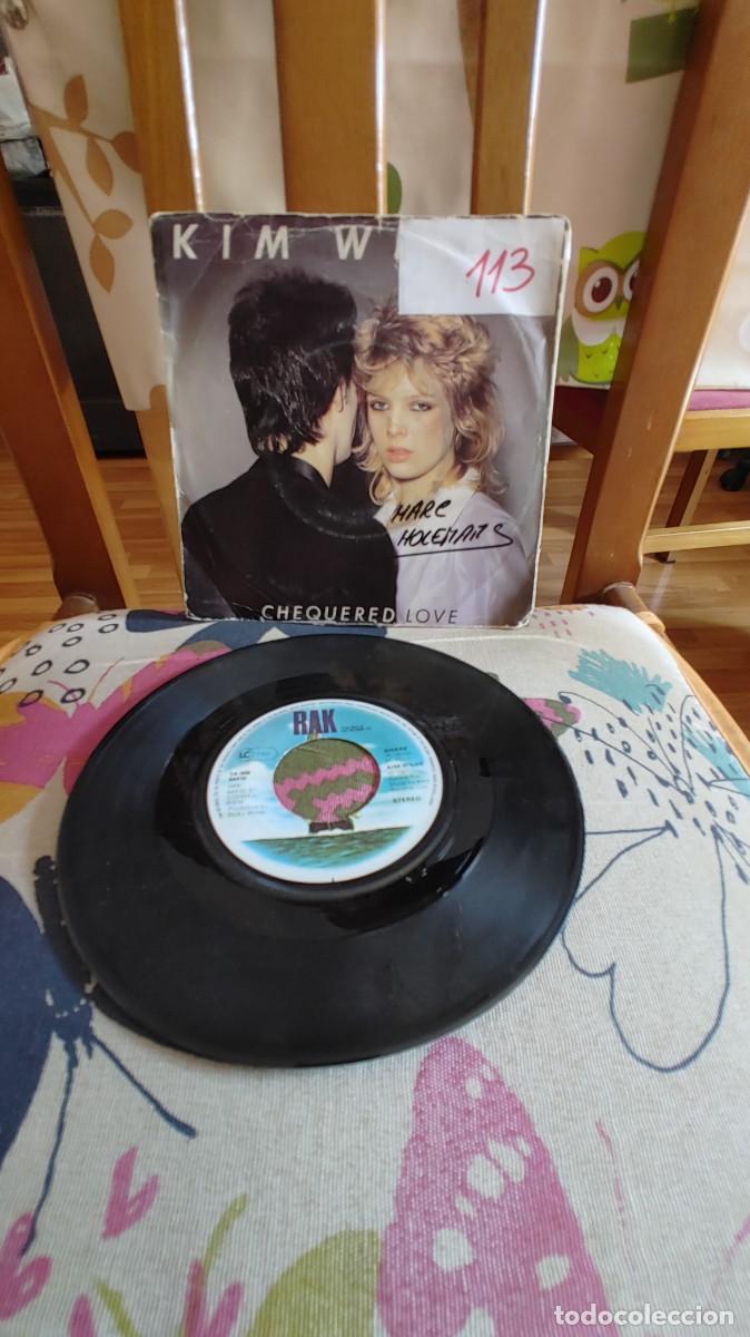 Discos de vinilo: KIM WILDE-SINGLE CHEQUERED LOVE