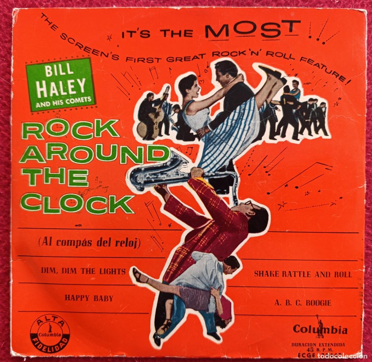 Discos de vinilo: BILL HALEY AND HIS COMETS -ROCK AROUND THE CLOCK EP - Foto 1