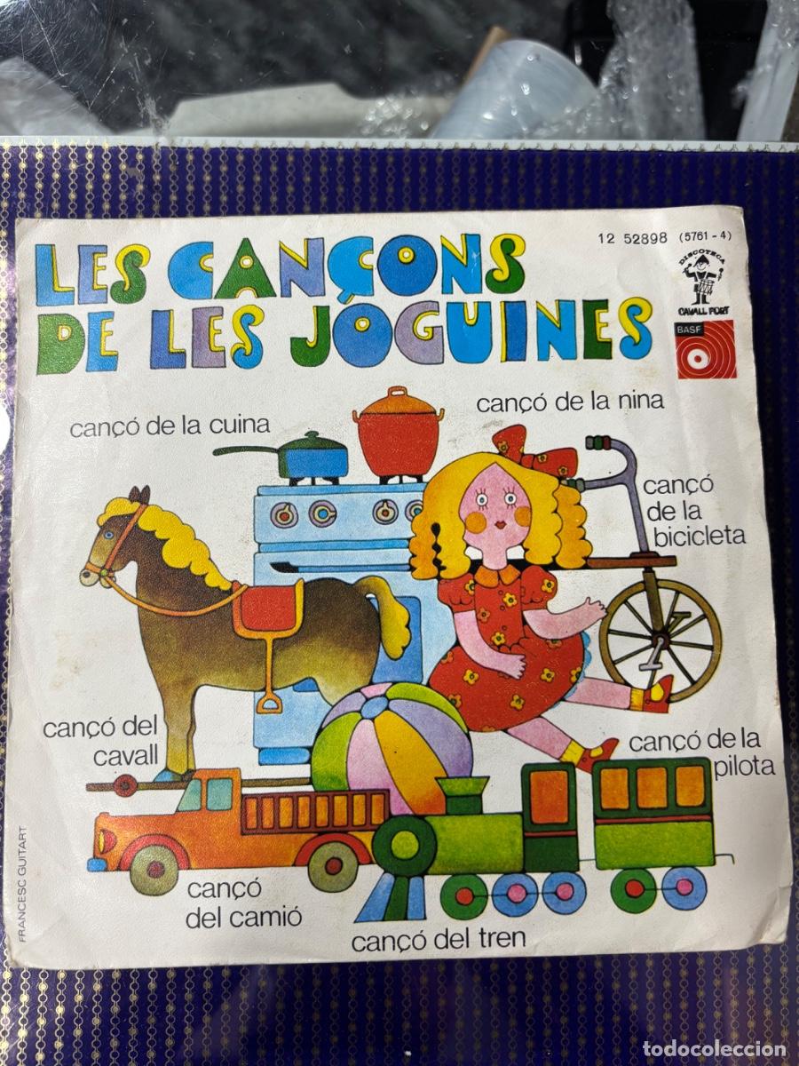 Discos de vinilo: J.M. ESPINAS Y F. BURRULL - Les Can&ccedil;ons de les Joguines