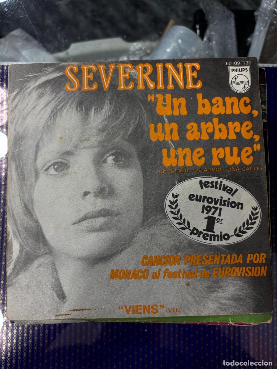 Discos de vinilo: Severine-un banc.un arbre.une rue .. - Foto 1