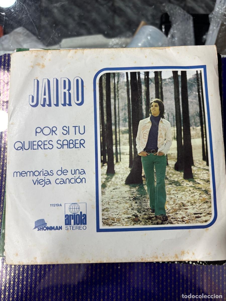 Discos de vinilo: Jairo. &ldquo;Por si t&uacute; quieres saber&rdquo;. 1972.