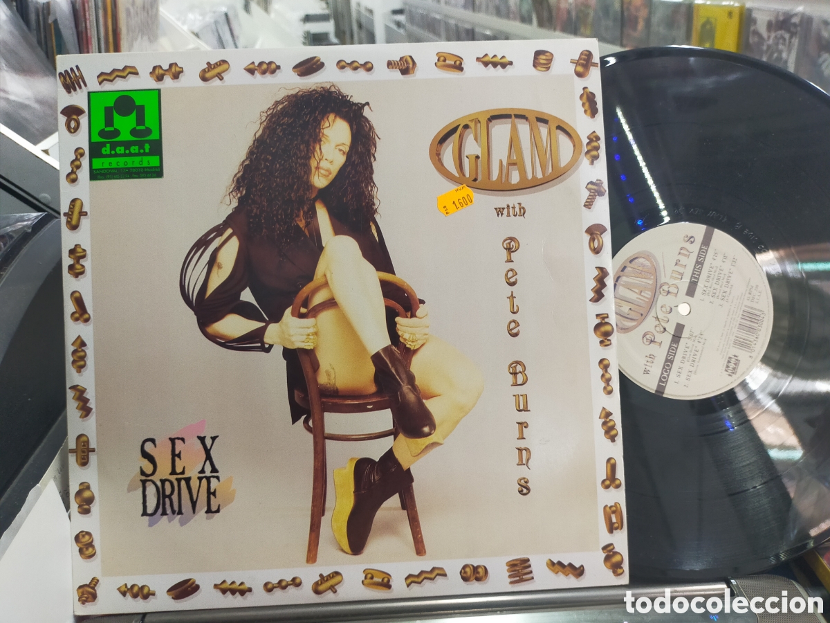 Discos de vinilo: Glam with pete Burns maxi sex Drive Italia 1994