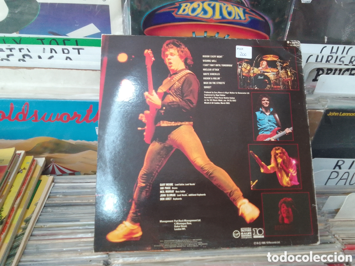 Discos de vinilo: Gary Moore,live in Japan - Foto 2