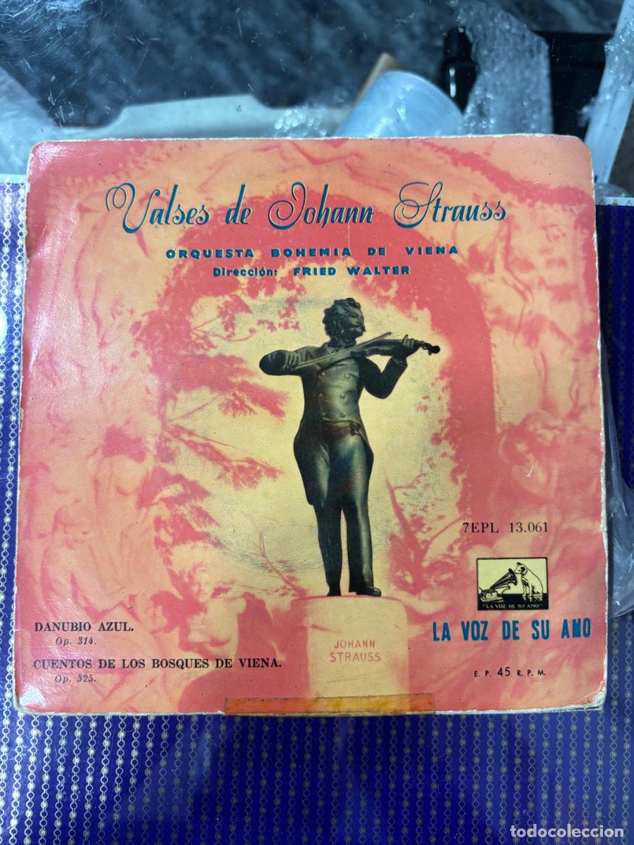 Discos de vinilo: VALSES DE JOHANN STRAUSS. - ORQUESTA BOHEMIA DE VIENA