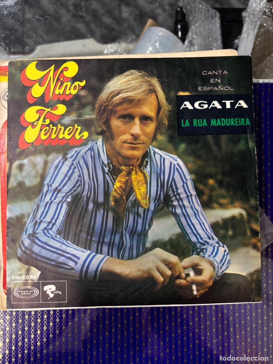 Discos de vinilo: Nino Ferrer. Agata/ La rua Madureira