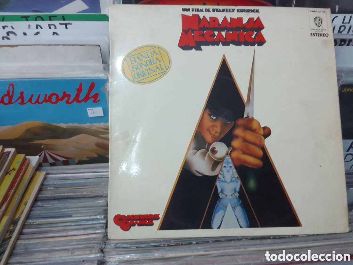 Discos de vinilo: Banda sonora original, naranja mec&aacute;nica