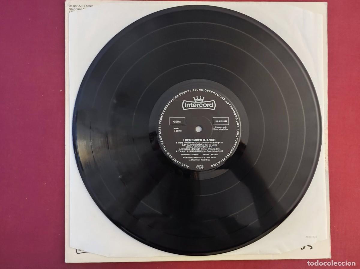 Discos de vinilo: Vinilo LP &rdquo;I Remember Django&rdquo; Stephane Grappelli &ndash; Jazz Manouche (Intercord, 1971) - Foto 3