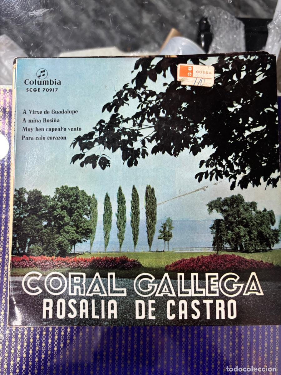 Discos de vinilo: CORAL GALLEGA ROSAL&Iacute;A DE CASTRO - A VIRXE DE GUADALUPE