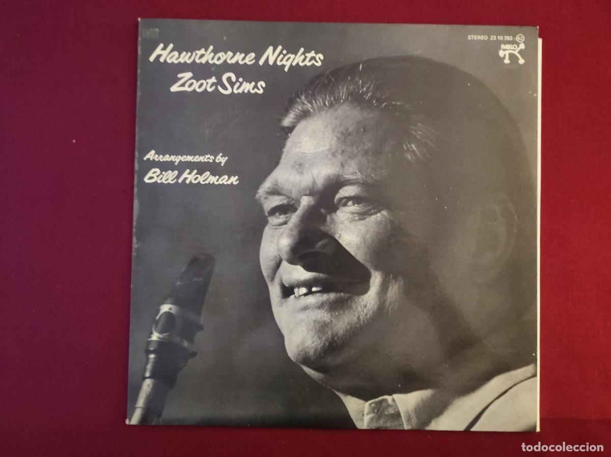 Discos de vinilo: Vinilo LP &rdquo;Hawthorne Nights&rdquo; Zoot Sims &ndash; Arreglos de Bill Holman (Pablo, 1977)