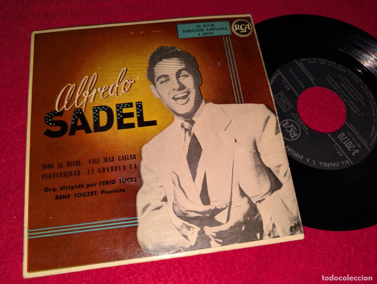 Discos de vinilo: ALFREDO SADEL & TOUZET piano. Todo al reves/Vale mas callar +2 EP 7'' 195? RCA ESPA&Ntilde;A SPAIN