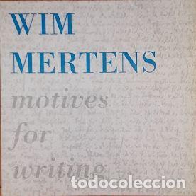Vinyl records: Motives for Wraiting - Wim Mertens