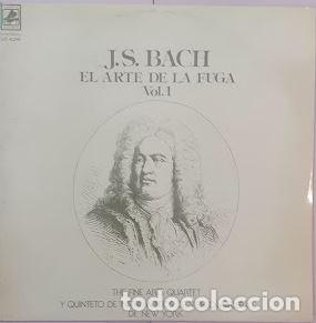Vinyl records: J.S. Bach - El Arte de la Fuga, Vol.1 - The Fine Arts Quartet