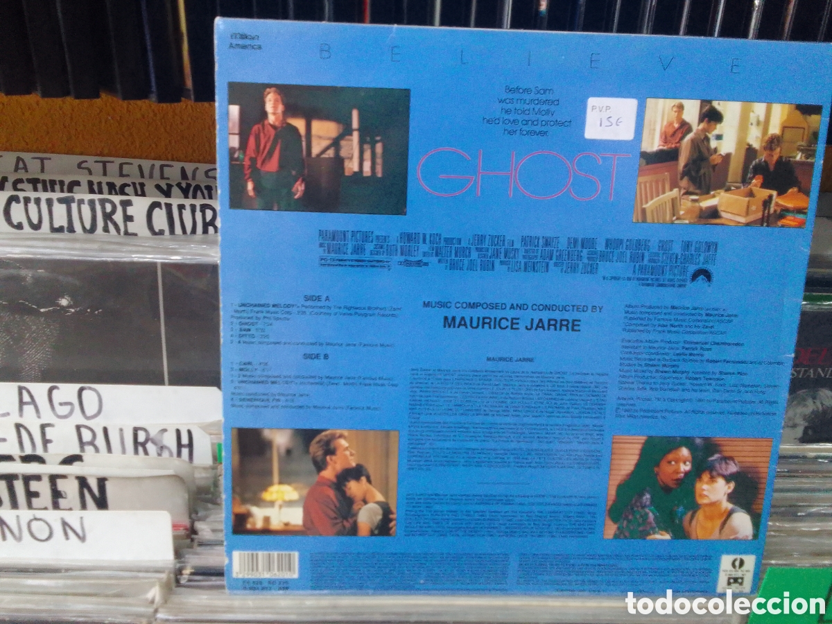 Discos de vinilo: Banda sonora original Ghost Maurice jarre - Foto 2