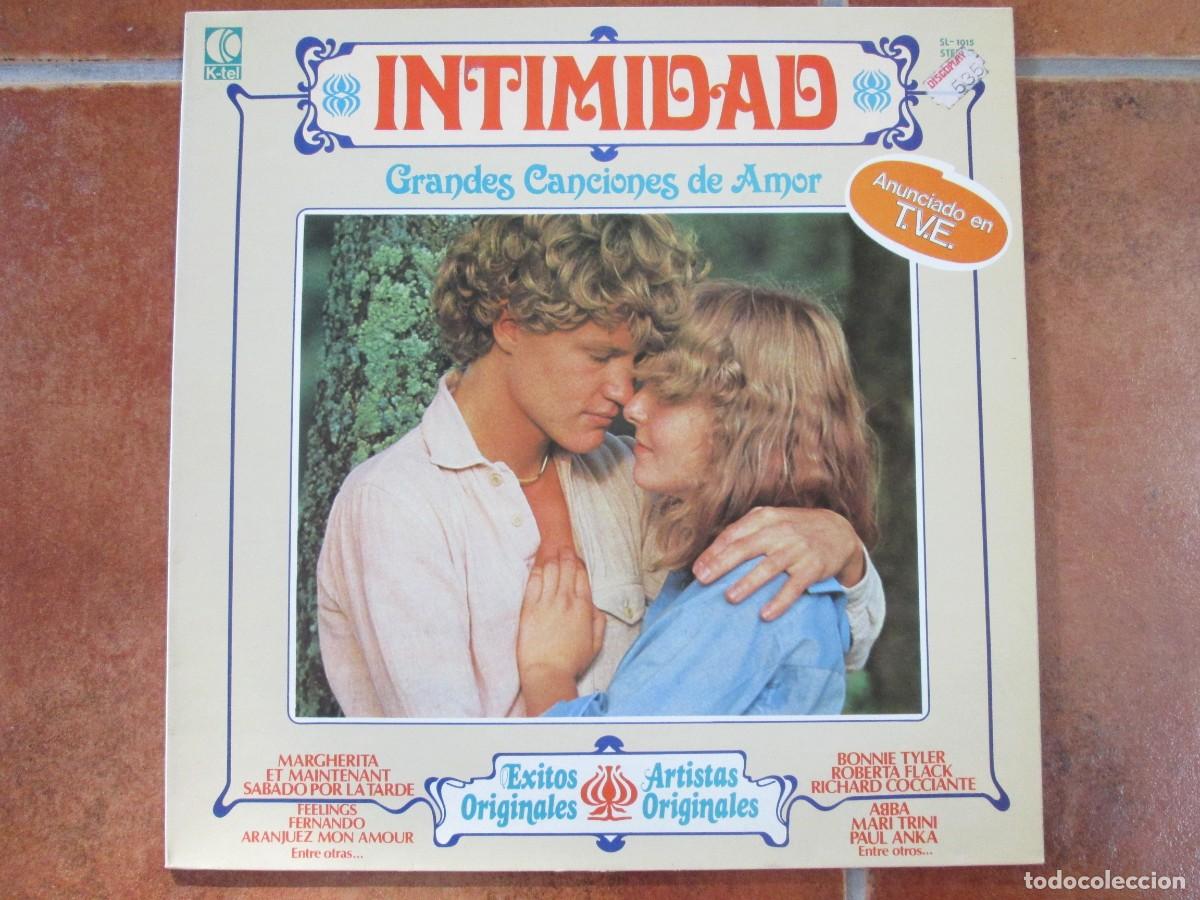 Discos de vinilo: INTIMIDAD. GRANDES CANCIONES DE AMOR. LP, Ede espa&ntilde;ola 12&rdquo; 1979. Magn&iacute;fico estado (VG+/NM)