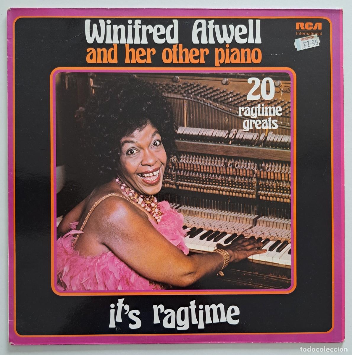 Discos de vinilo: WINIFRED ATWELL AND HER OTHER PIANO - IT'S RAGTIME (20 RAGTIME GREATS) - RCA &ndash; INTS 5119 - 1981