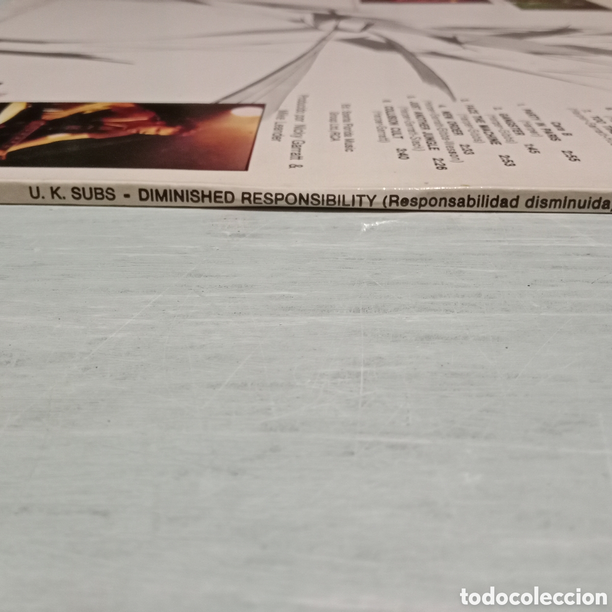 Discos de vinilo: U.K. SUBS - DIMINISHED RESPONSIBILITY - LP - Foto 3