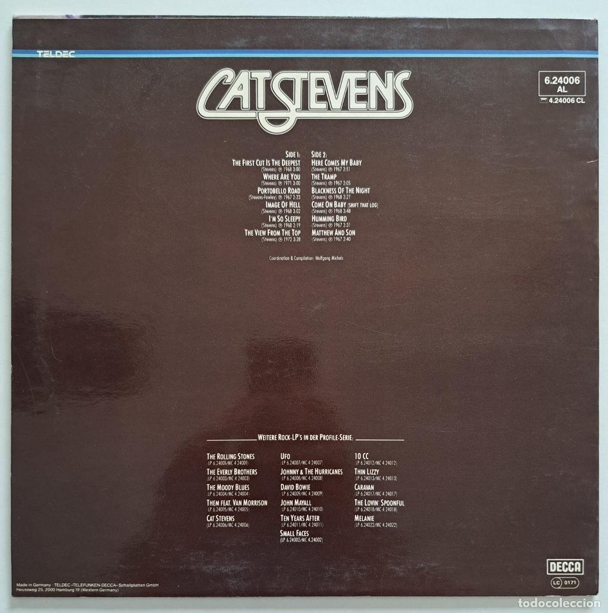 Discos de vinilo: CAT STEVENS - CAT STEVENS - Decca &ndash; 6.24006 AL - GERMANY 1979 - Foto 4