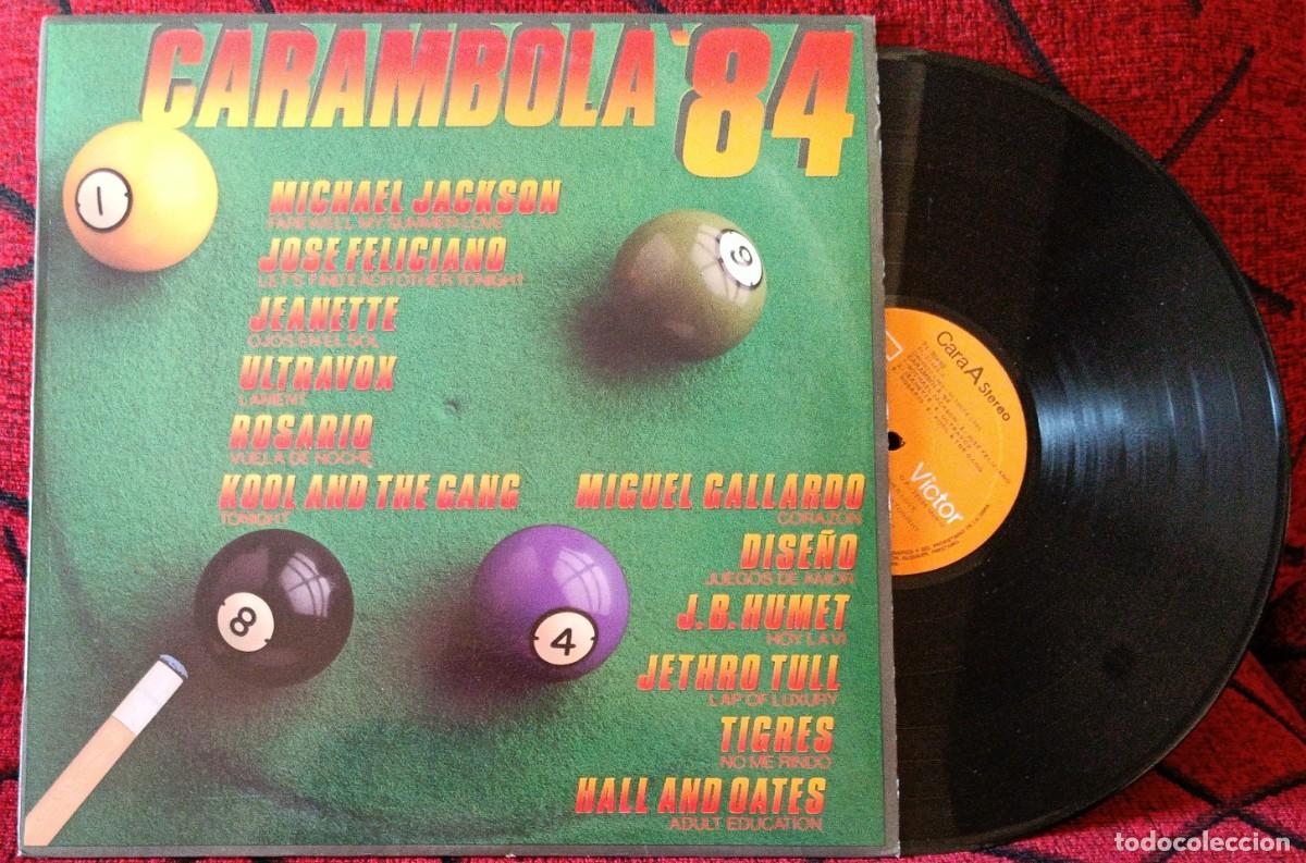 Discos de vinilo: CARAMBOLA 84 VINILO LP 1984 MICHAEL JACKSON Kool And The Gang ULTRAVOX Jethro Tull JEANETTE Dise&ntilde;o