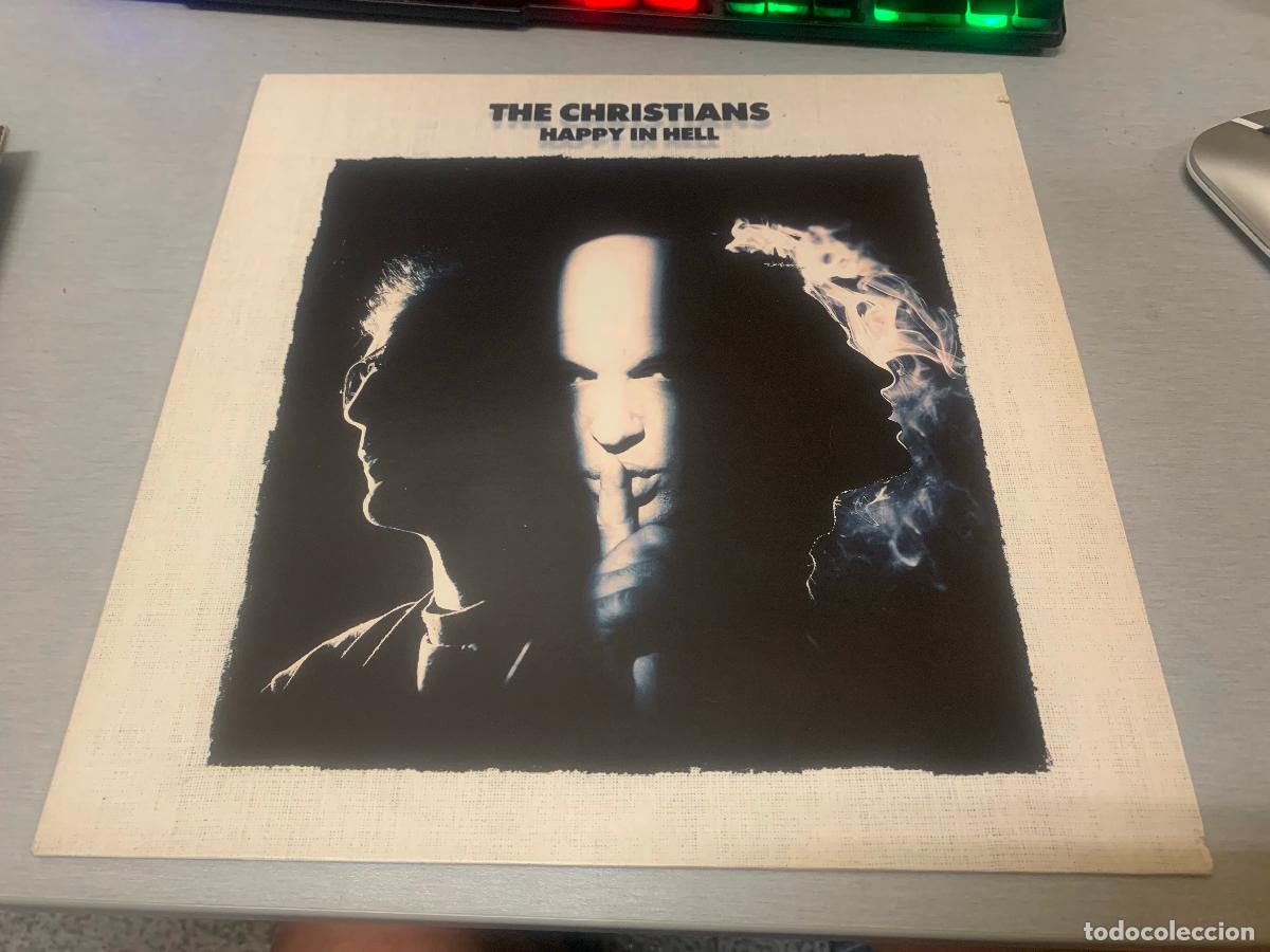 Discos de vinilo: THE CHRISTIANS: HAPPY IN HELL / VINILO LP - ISLAND RECORDS 1992