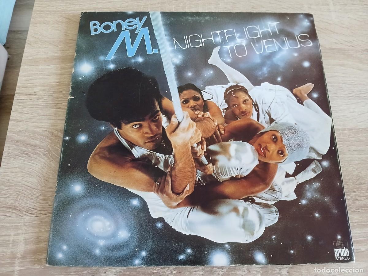 Discos de vinilo: BONEY M - NIGHTFLIGHT TO VENUS - CARPETA ABIERTA - 1978