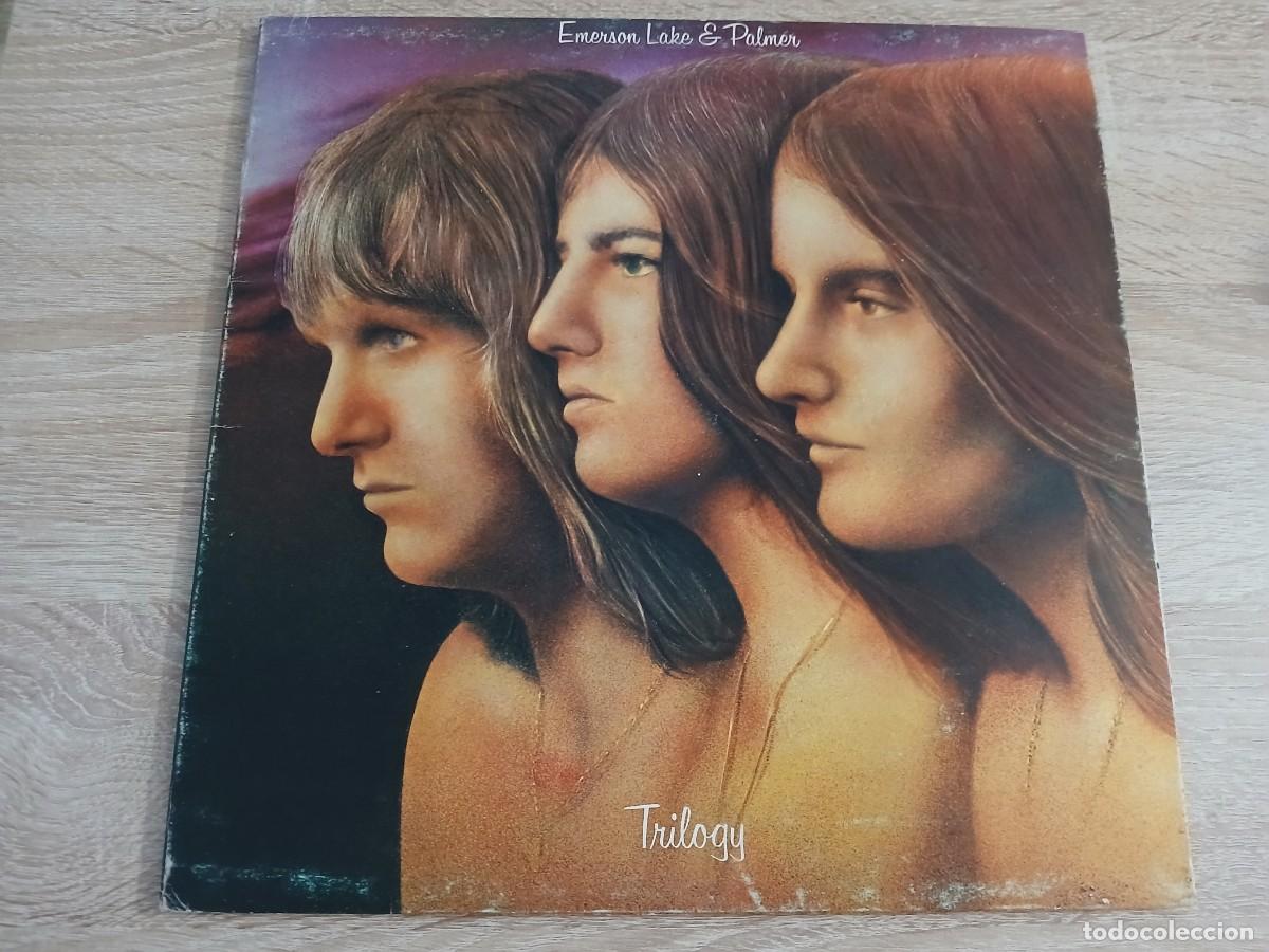 Discos de vinilo: EMERSON LAKE & PALMER - TRILOGY - CARPETA ABIERTA - 1973