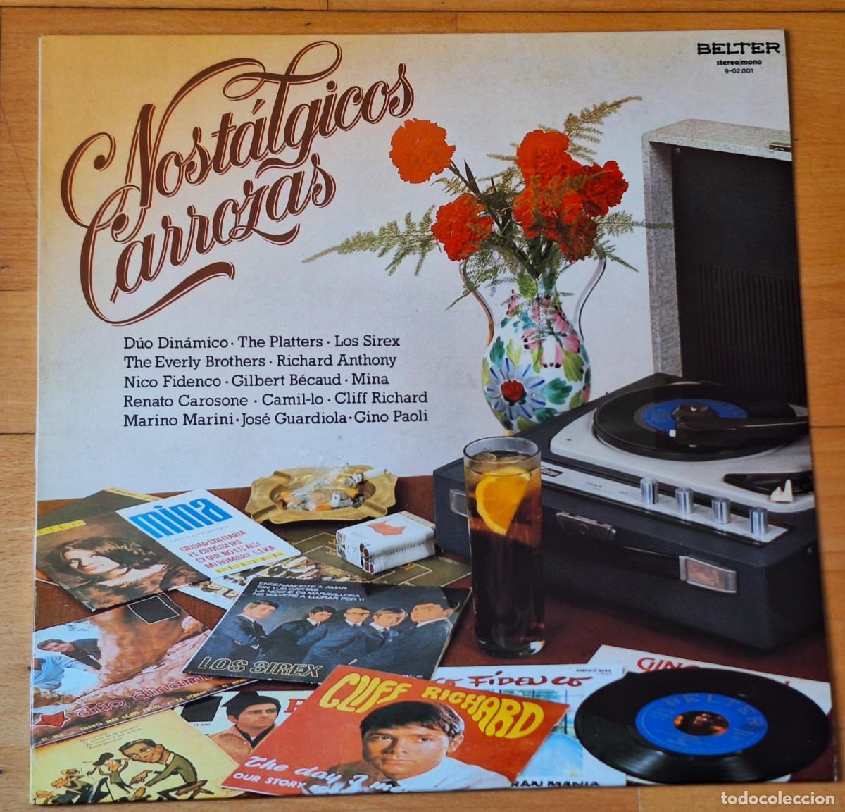 Discos de vinilo: NOSTALGICOS CARROZAS - VERSIONES ORIGINALES - DISCO VINILO LP - BELTER A&Ntilde;O 1981 - PERFECTO ESTADO