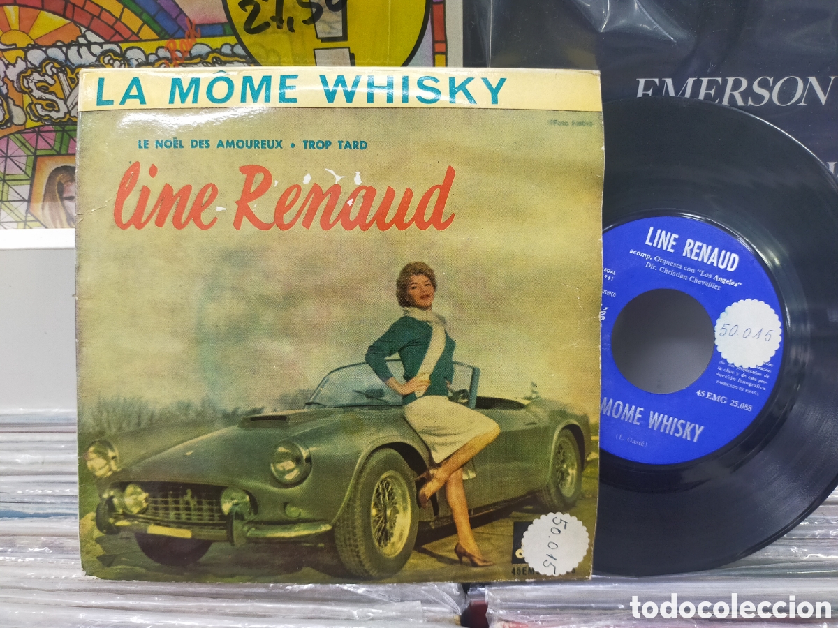 Discos de vinilo: Line renaud ep la mome whisky + 2 Espa&ntilde;a 1961