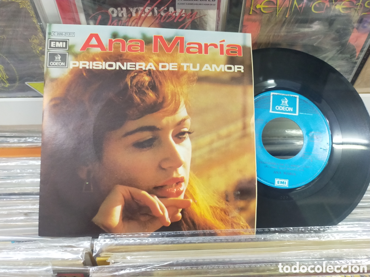 Discos de vinilo: Ana Mar&iacute;a single prisionera de tu amor 1976