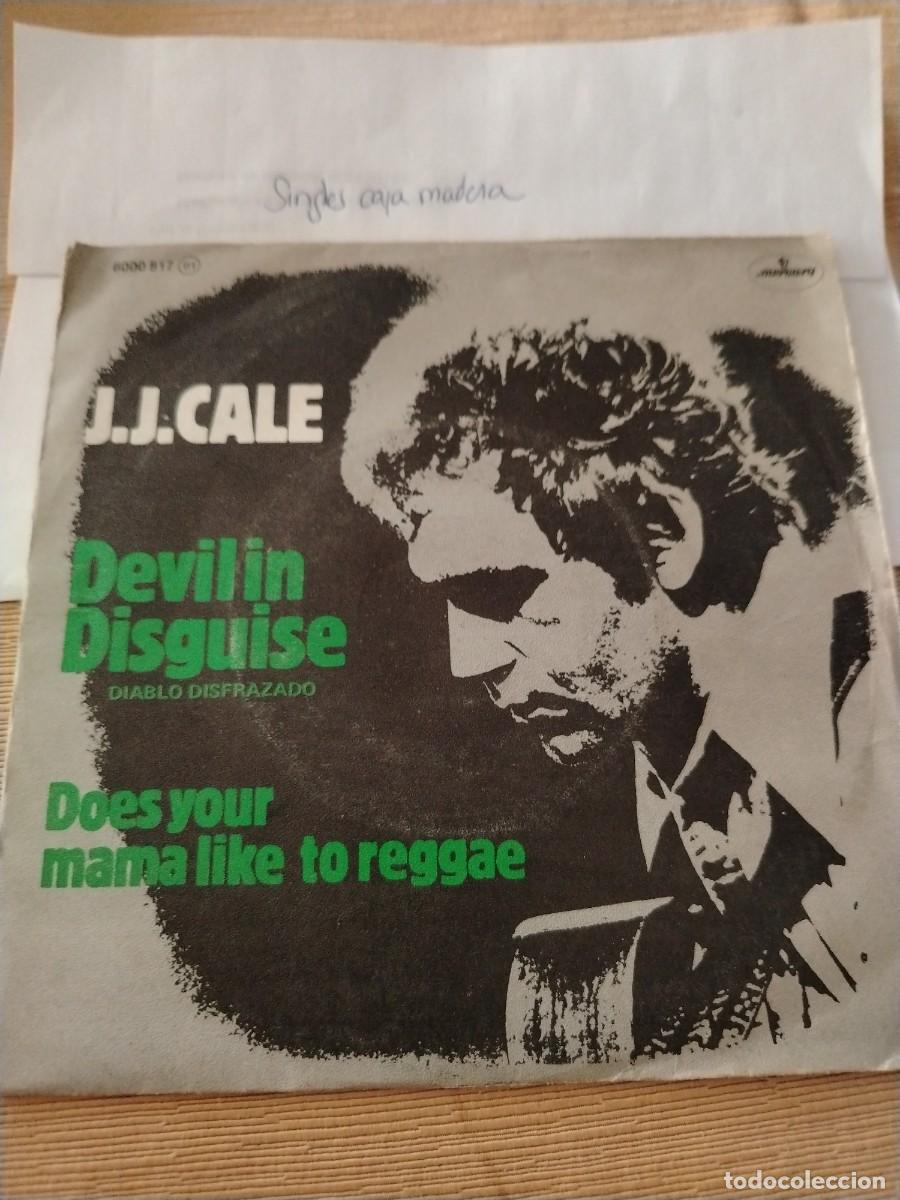 Discos de vinilo: Single vinilo j j cale devilin disguise Diablo disfrazado
