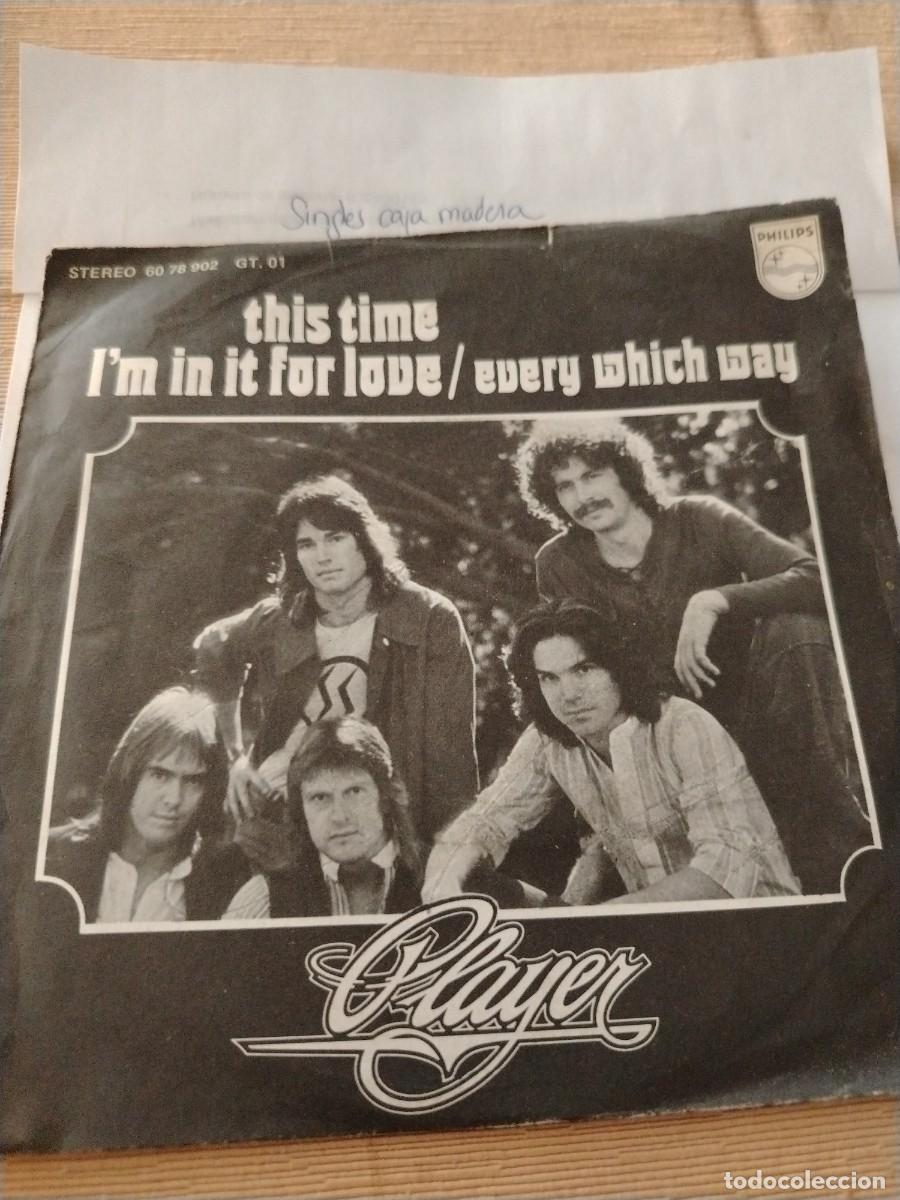 Discos de vinilo: Single vinilo player this time I'm in it for love