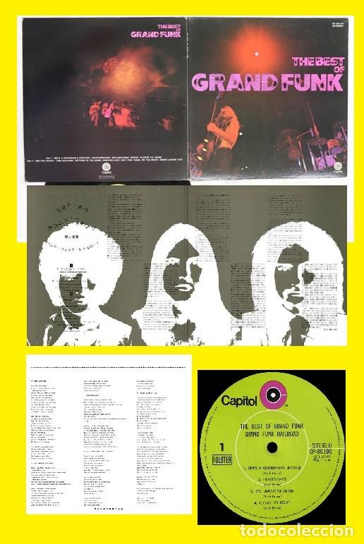 Discos de vinilo: grand funk railroad - the best of 1970 RARO 1&ordf; PRESS SUPER CARPETA DOBLE, EDIT JAPAN + INSERTO, EXC