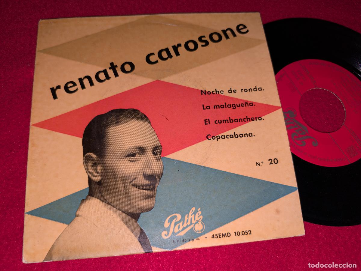 Discos de vinilo: RENATO CAROSONE Noche de ronda/La malague&ntilde;a/Copacabana +1 EP 1959 espa&ntilde;a SPAIN
