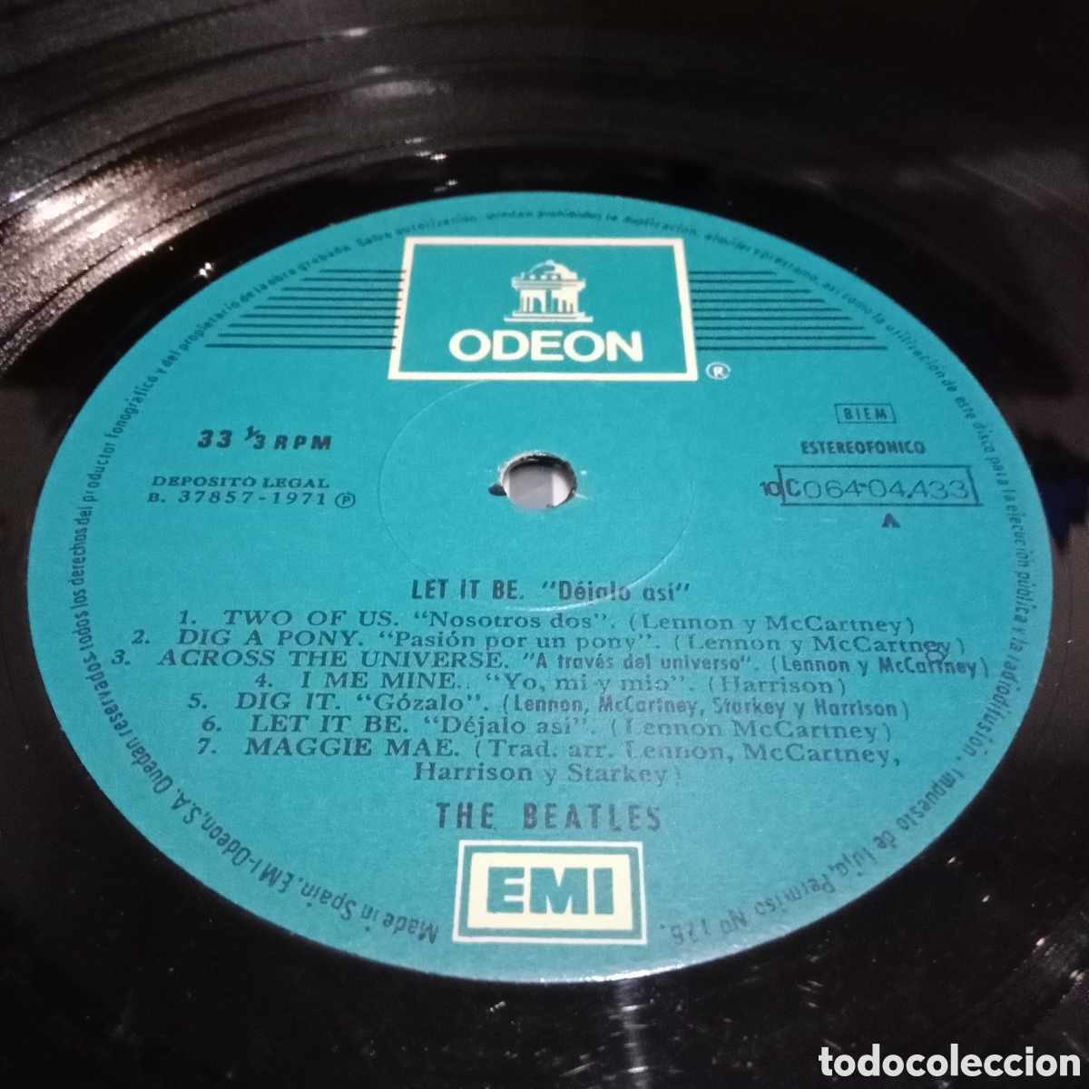 Discos de vinilo: THE BEATLES - LET IT BE - LP - Foto 4