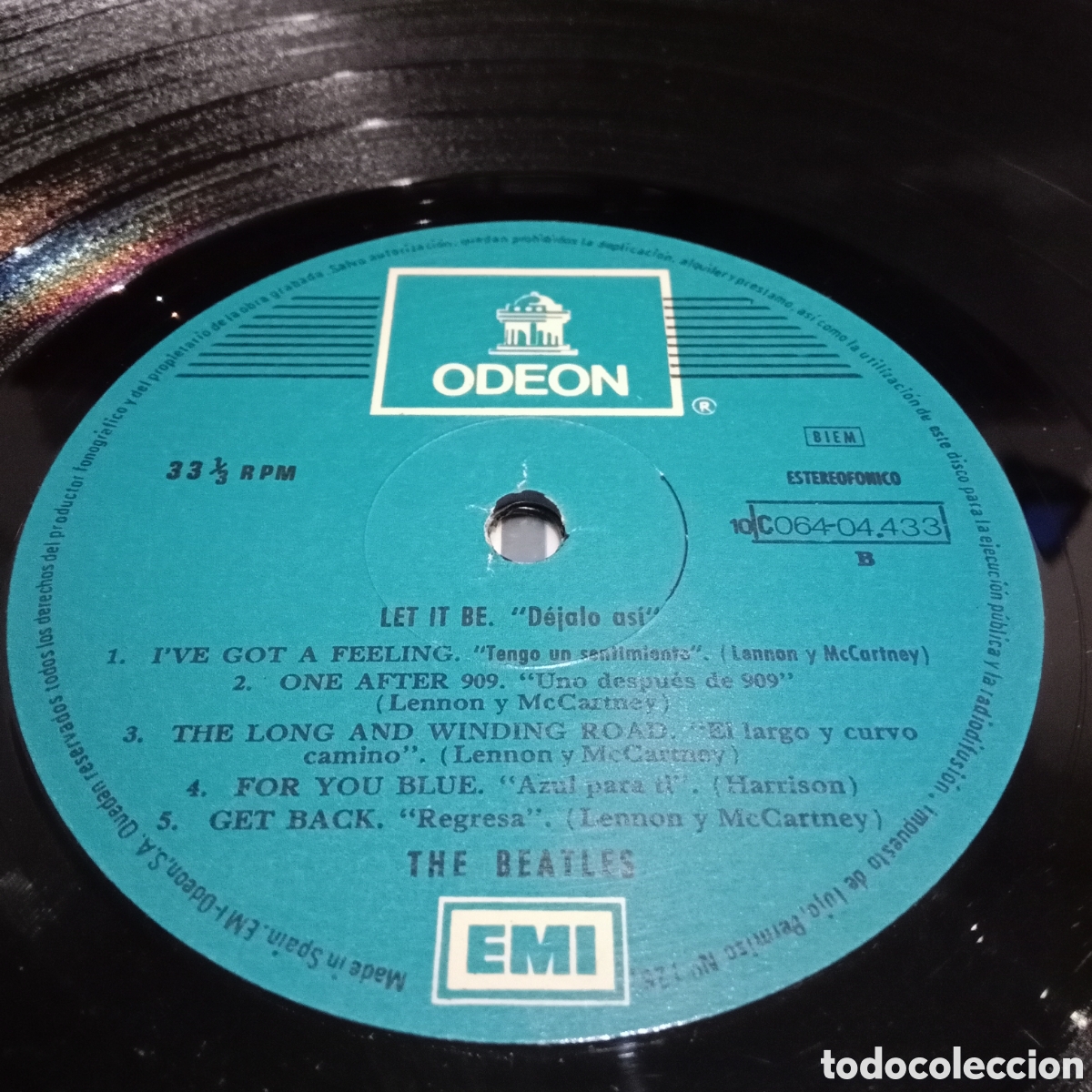 Discos de vinilo: THE BEATLES - LET IT BE - LP - Foto 5