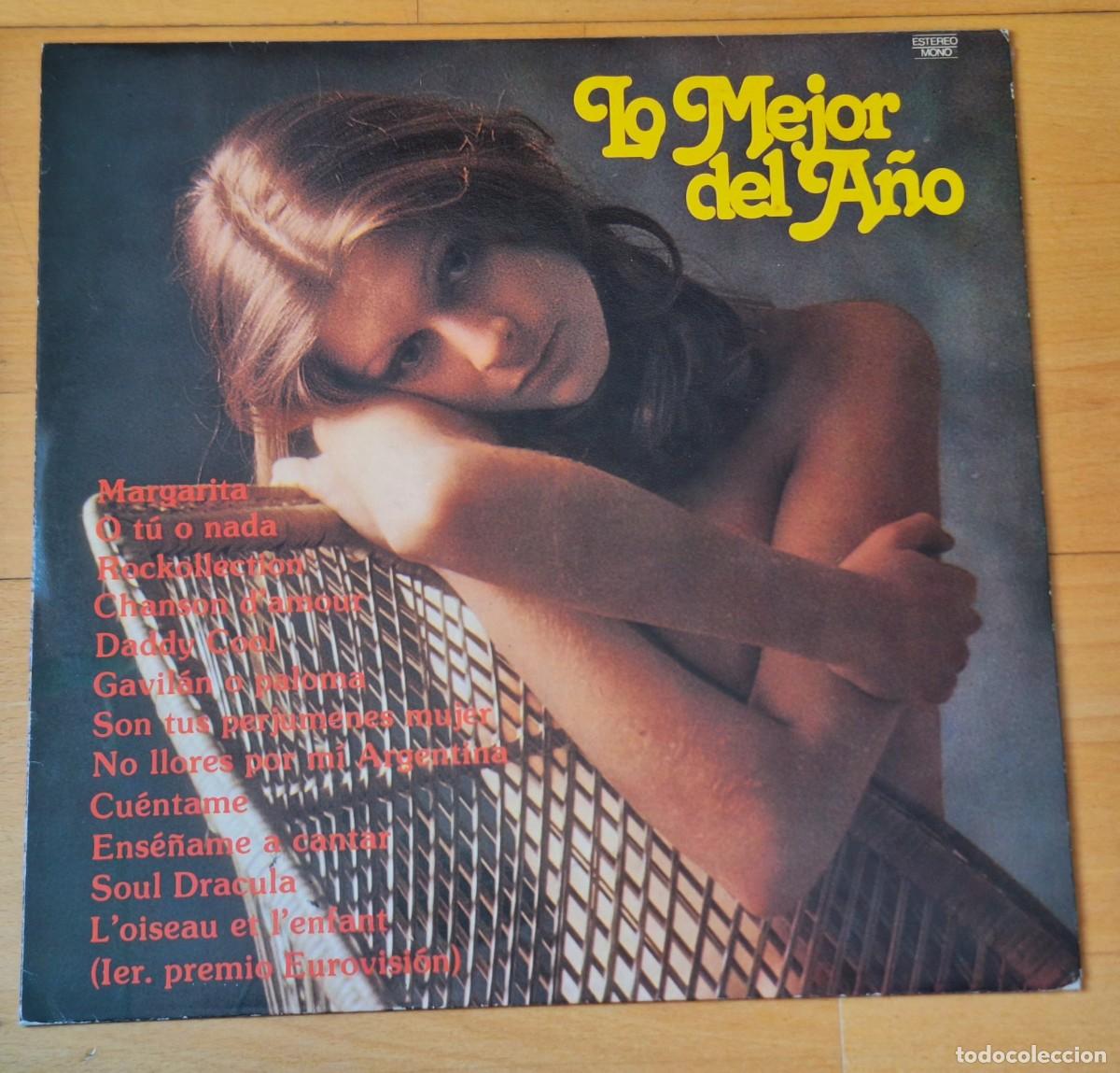 Discos de vinilo: LO MEJOR DEL A&Ntilde;O - VERSIONES ORIGINALES - DISCO VINILO LP -BASS A&Ntilde;O 1977 - PERFECTO ESTADO