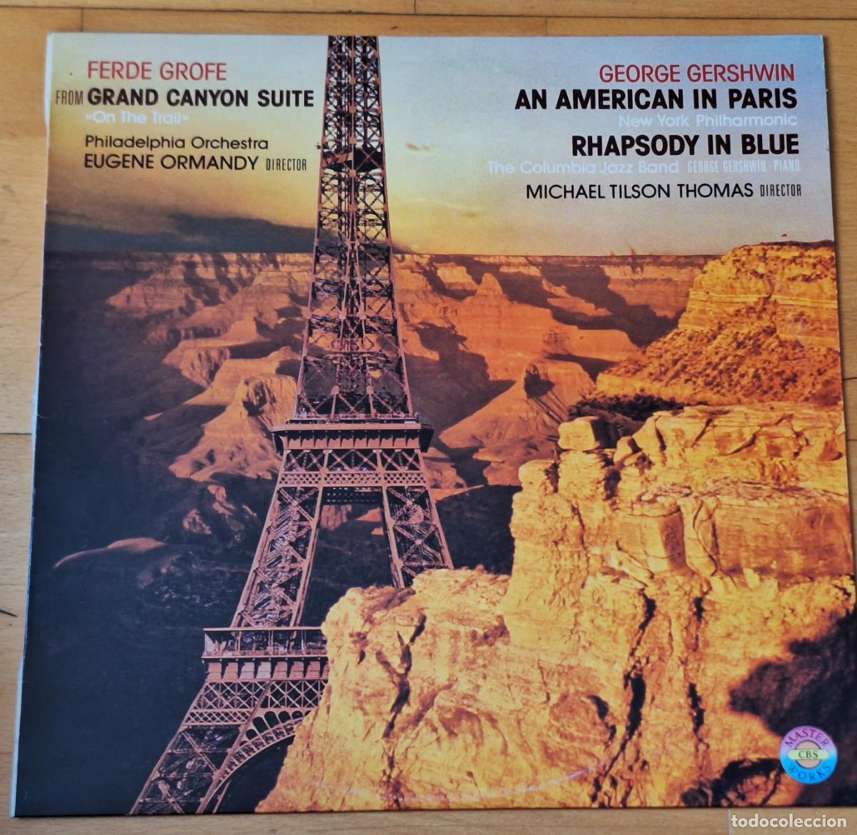 Discos de vinilo: GRANDES TEMAS CINE - GEORGE GERSHWIN Y FERDE GROFE - DISCO VINILO LP - C.BS. 1981 - PERFECTO ESTADO