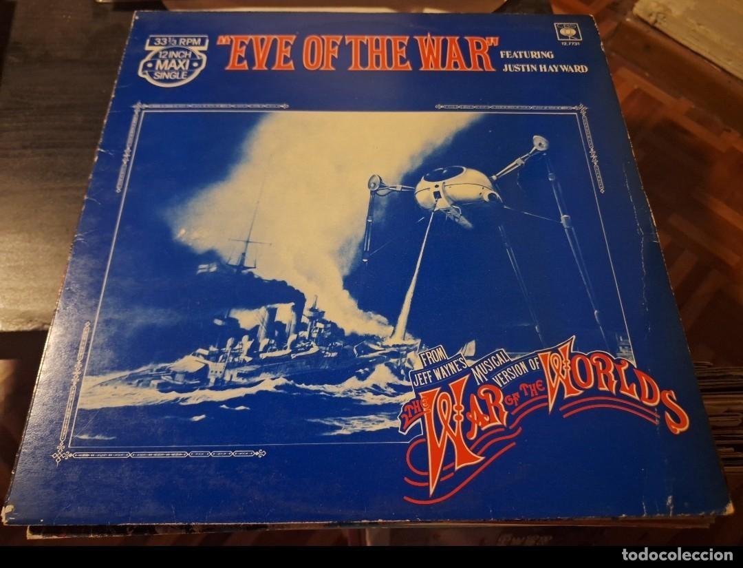 Discos de vinilo: JEFF WAYNE/JUSTIN HAYWARD - EVE OF THE WORLD 12&rdquo; MAXI HOLANDA 1979 GUERRA DE LOS MUNDOS SYNTH POP