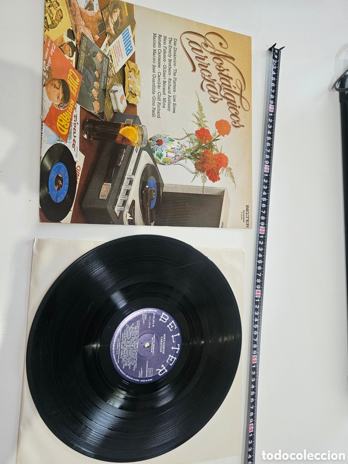 Discos de vinilo: Disco de vinilo de 33 RPM Nost&aacute;lgicos Carrozas Belter 1981