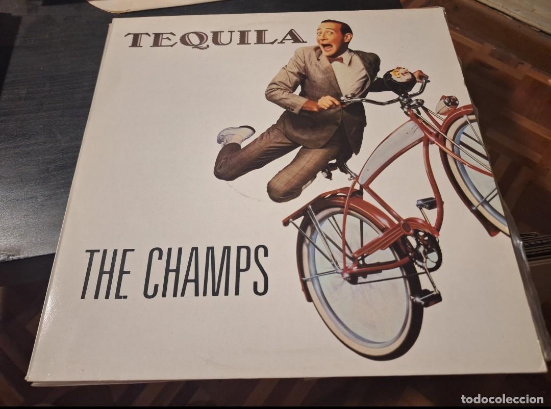 Discos de vinilo: THE CHAMPS - TEQUILA 12&rdquo; MAXI RAYA RECORDS 1988 -