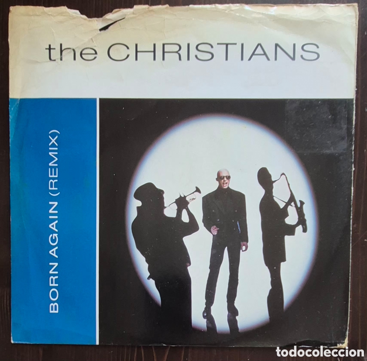Discos de vinilo: MAXI - THE CHRISTIANS - BORN AGAIN (REMIX) 1988 INGLATERRA (SYNTH-POP)