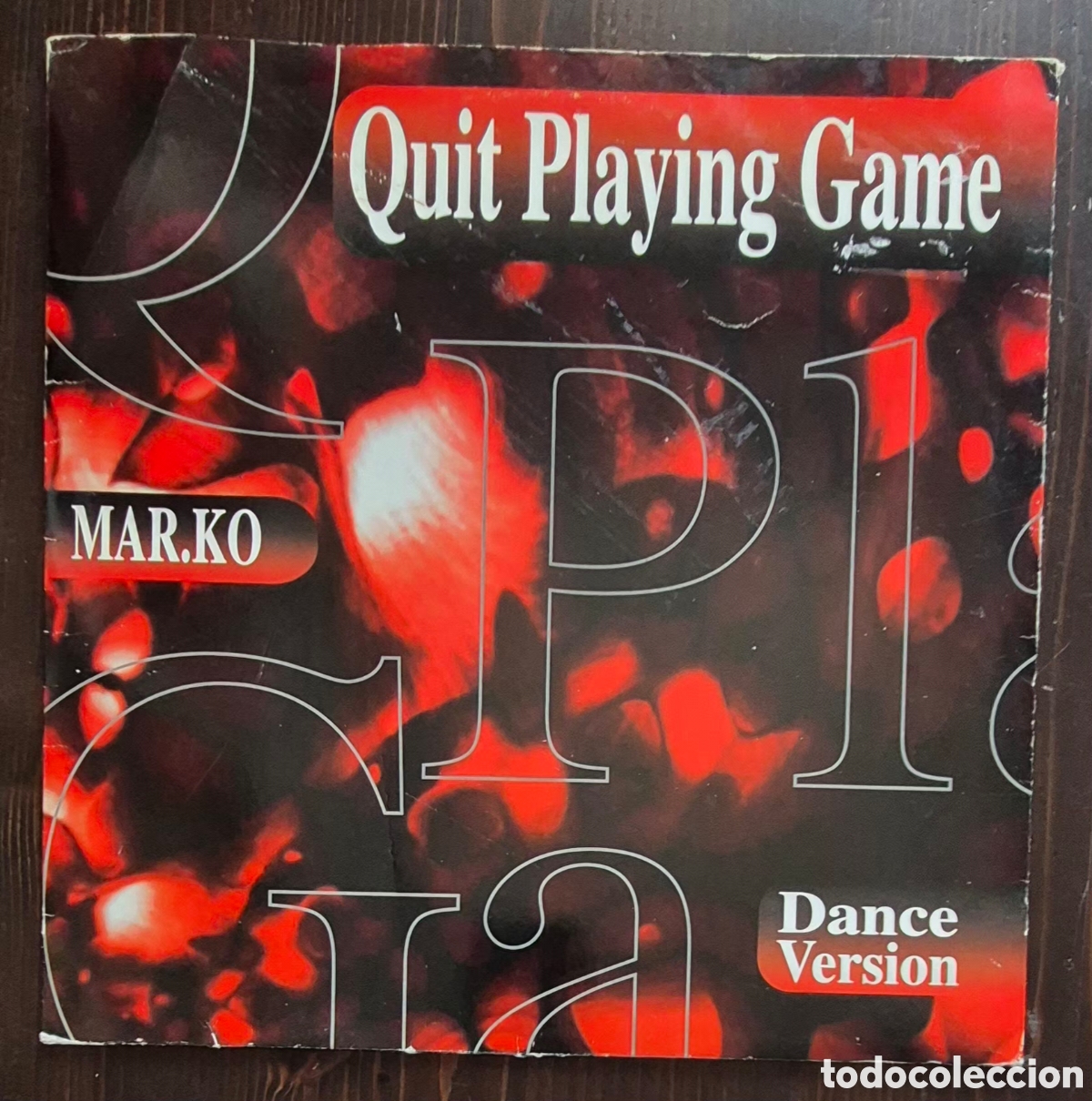 Discos de vinilo: MAXI - MAR.KO - QUIT PLAYING GAME - 1997 ESPA&Ntilde;A (EURO HOUSE)