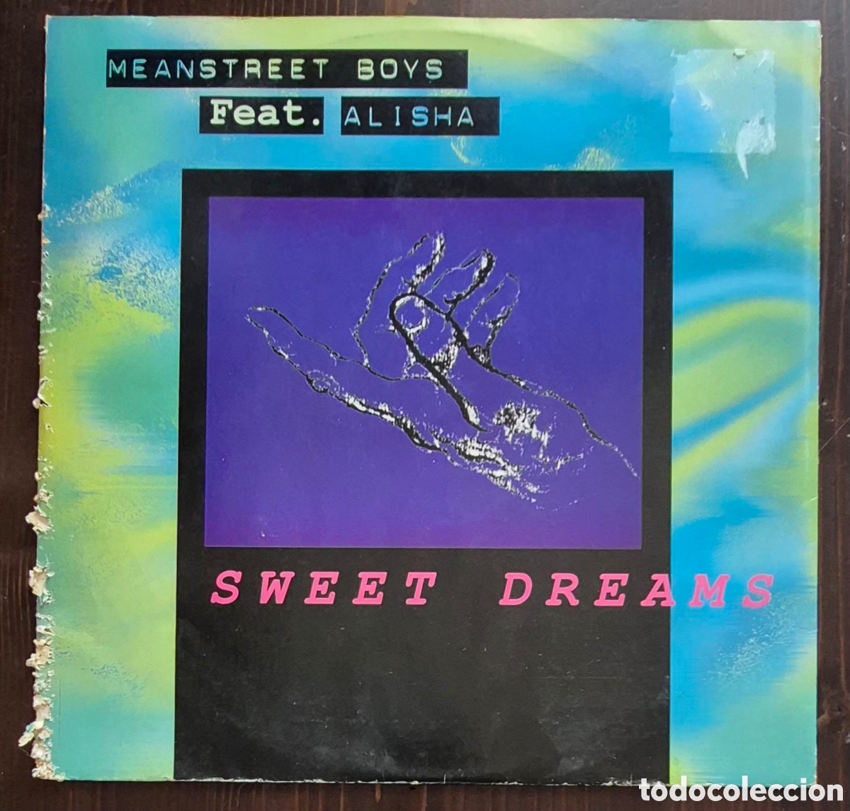 Discos de vinilo: MAXI - MEANSTREET BOYS FEAT. ALISHA - SWEET DREAMS - 1997 ITALIA (ITALODANCE)